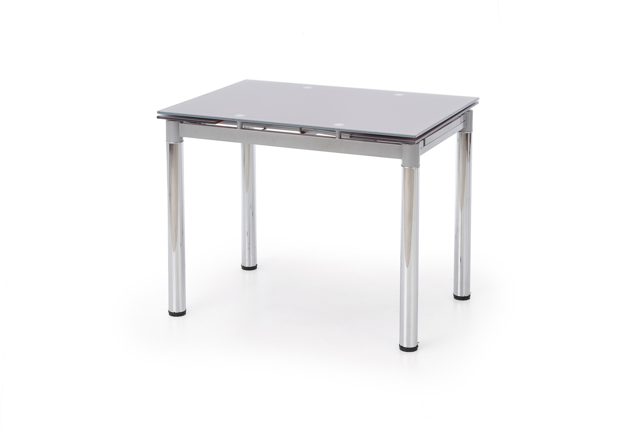 LOGAN - eettafel - glas - rechthoekig - 96-142x70x75 cm