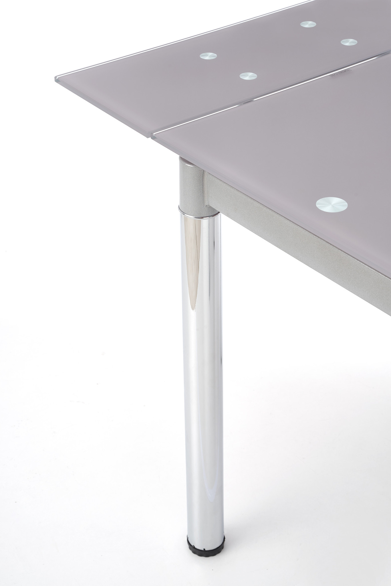 LOGAN - eettafel - glas - rechthoekig - 96-142x70x75 cm