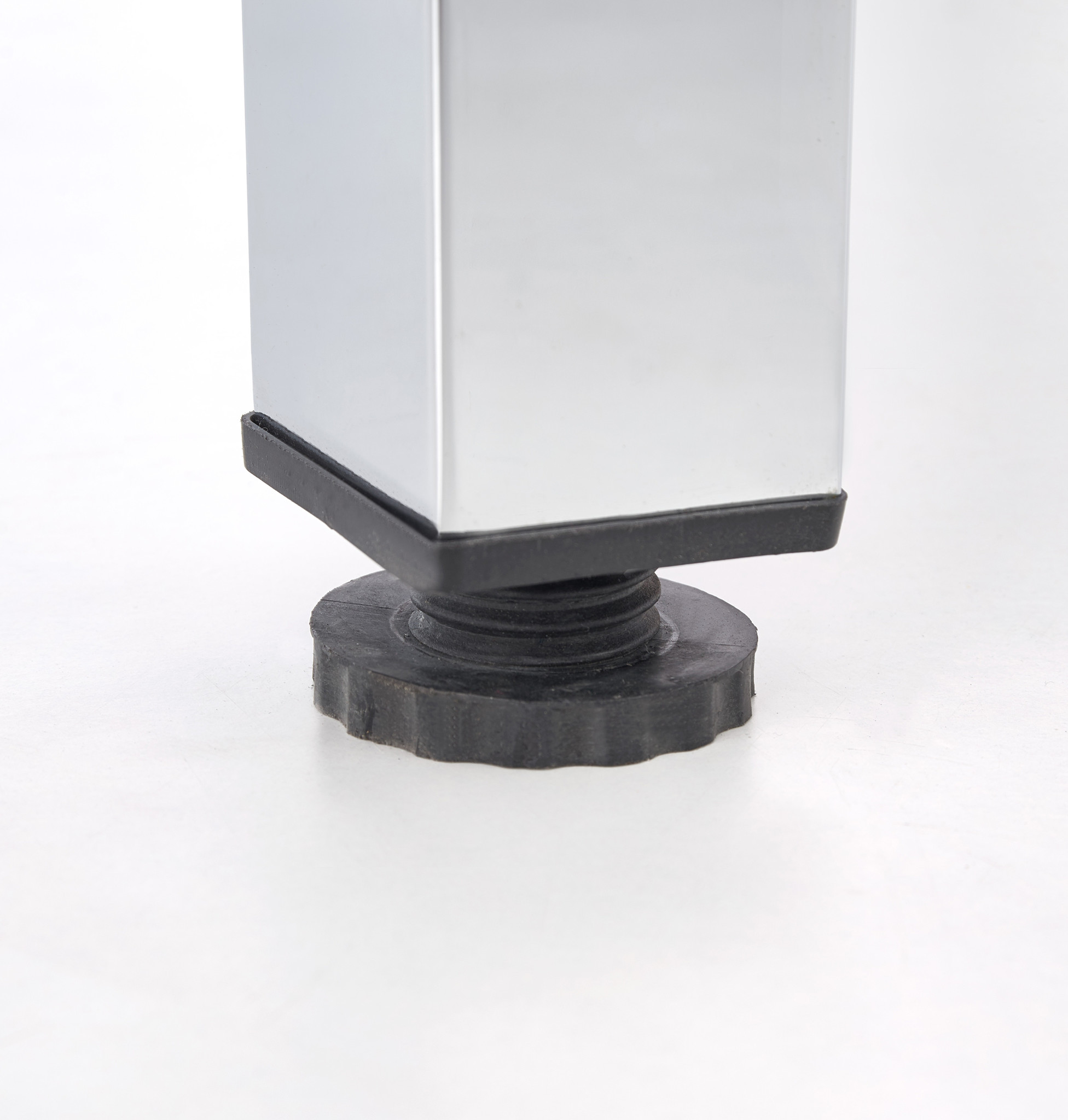 LOGAN - eettafel - glas - rechthoekig - 96-142x70x75 cm
