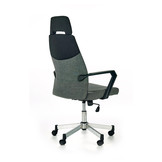 OLAF - bureaustoel - 58x113-121x59 cm - zwart grijs