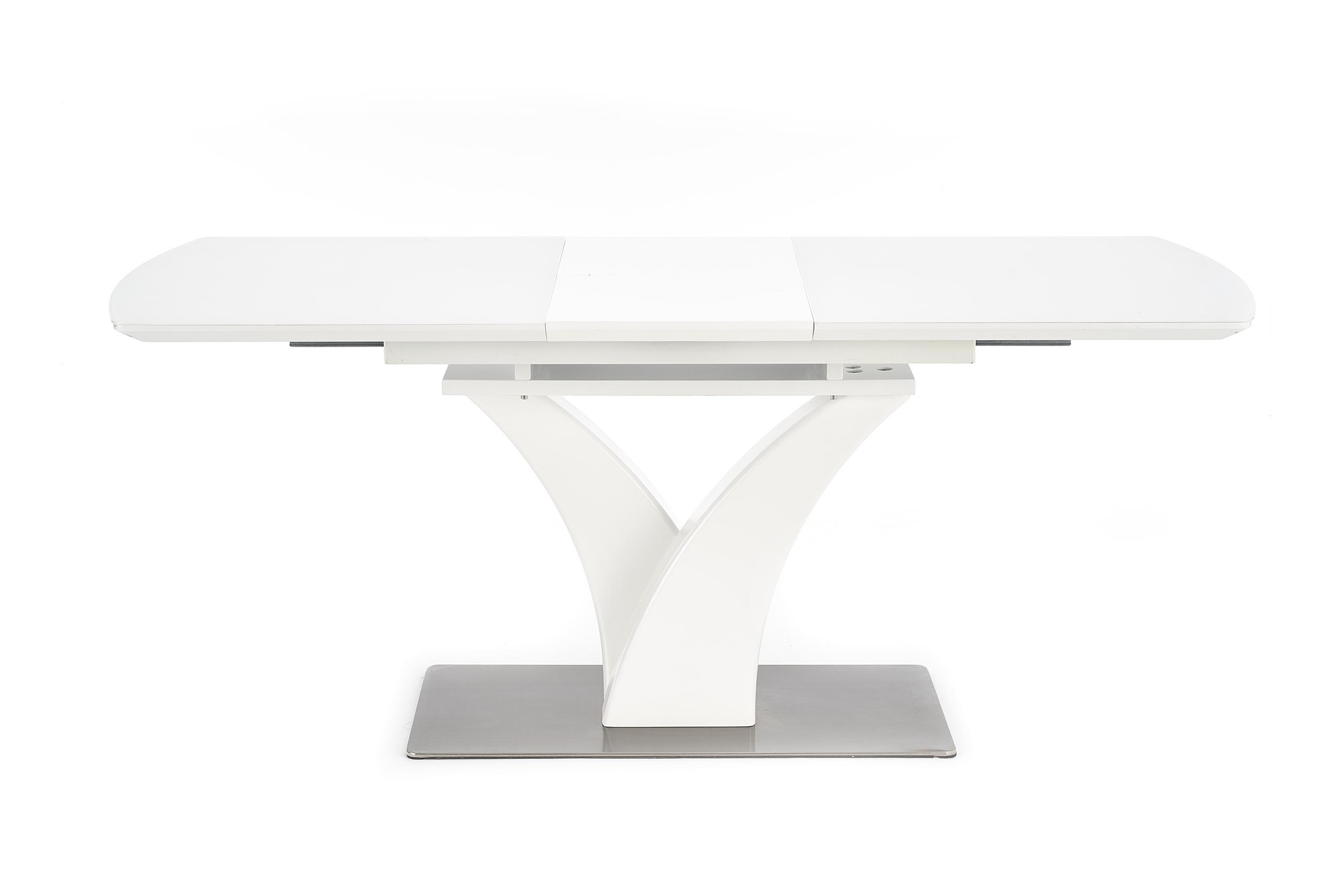 PALERMO - eettafel - uitschuifbaar - gelakt MDF - wit
