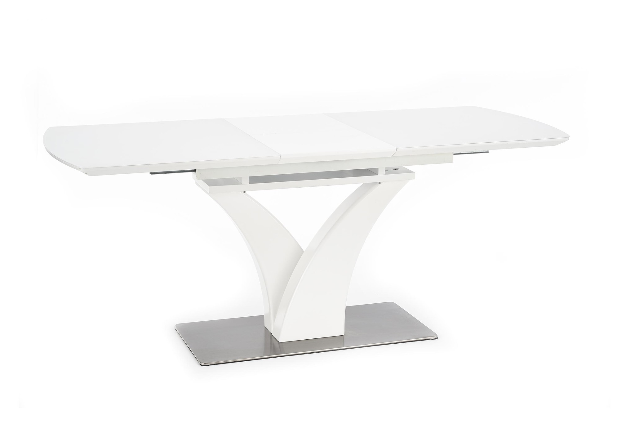 PALERMO - eettafel - uitschuifbaar - gelakt MDF - wit
