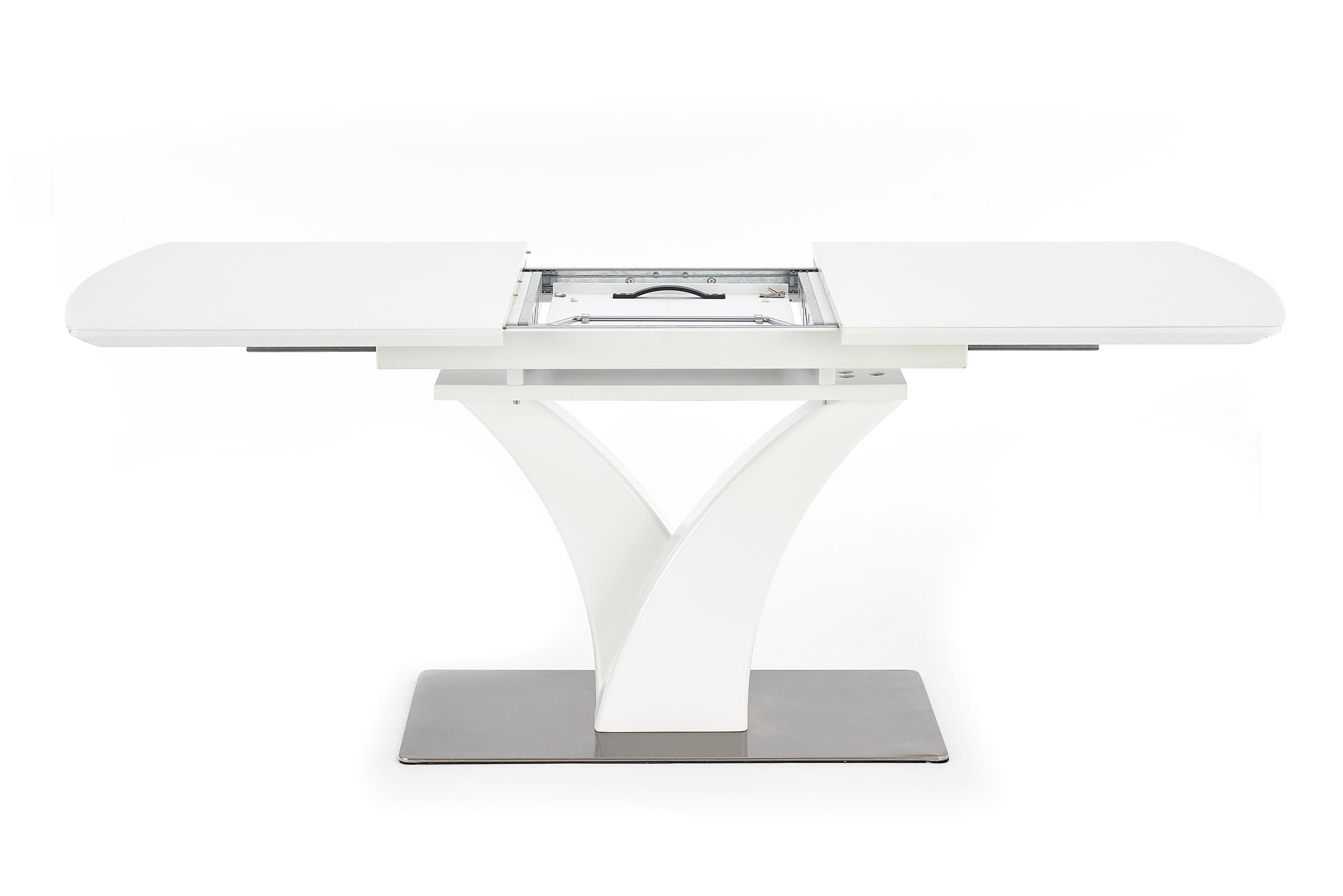 PALERMO - eettafel - uitschuifbaar - gelakt MDF - wit