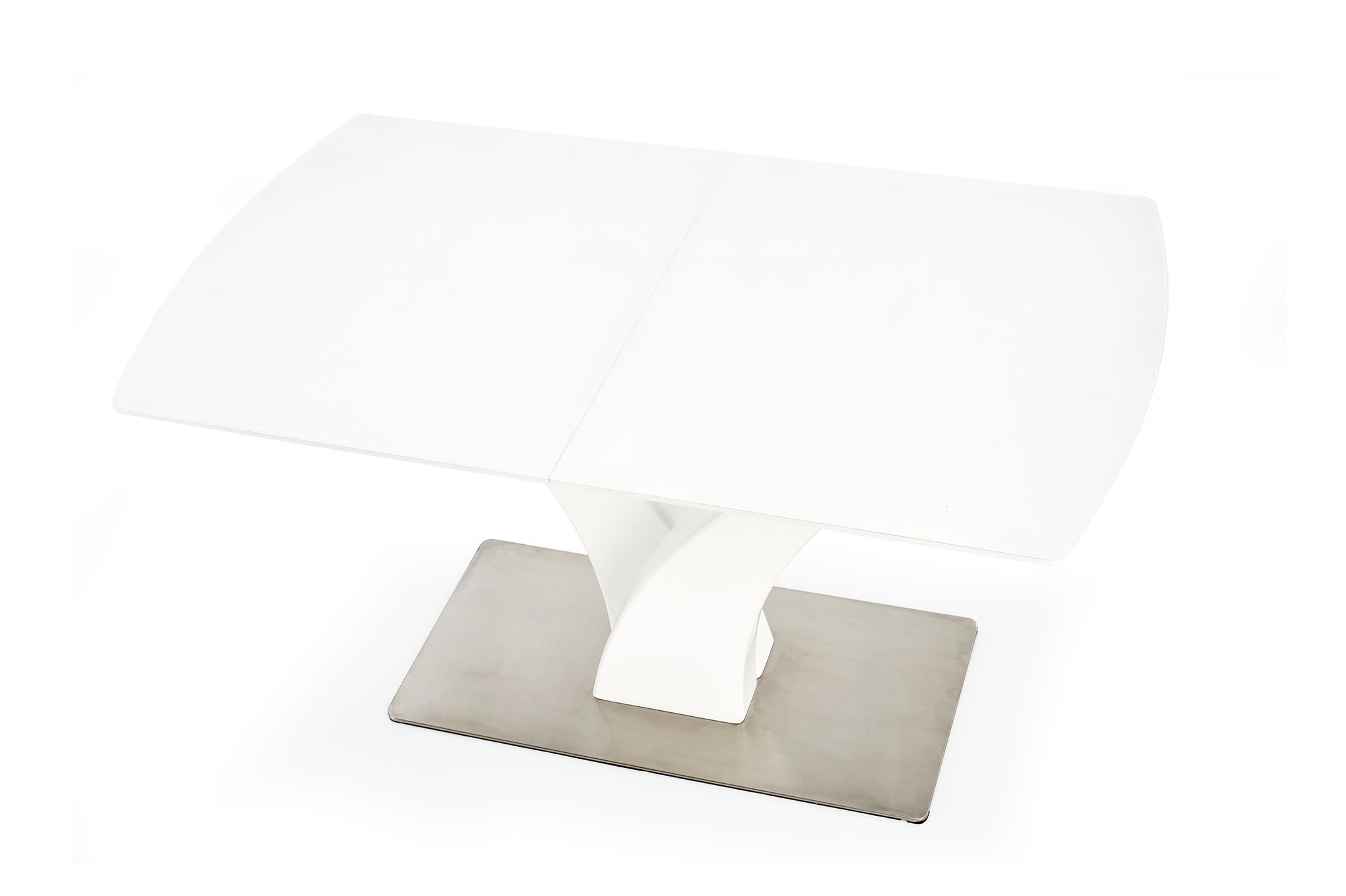 PALERMO - eettafel - uitschuifbaar - gelakt MDF - wit
