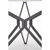 PIXEL - eettafel - gelakt MDF - wit zwart - 5 zits