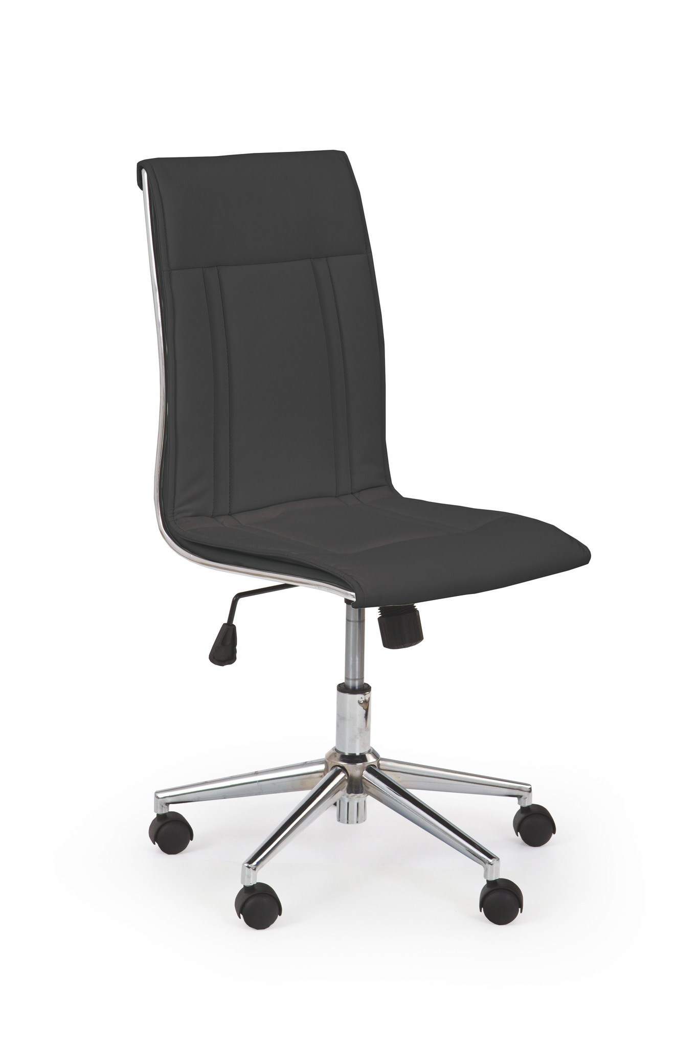 PORTO - bureaustoel - eco leer - 44x 97 - 107x57 cm - zwart