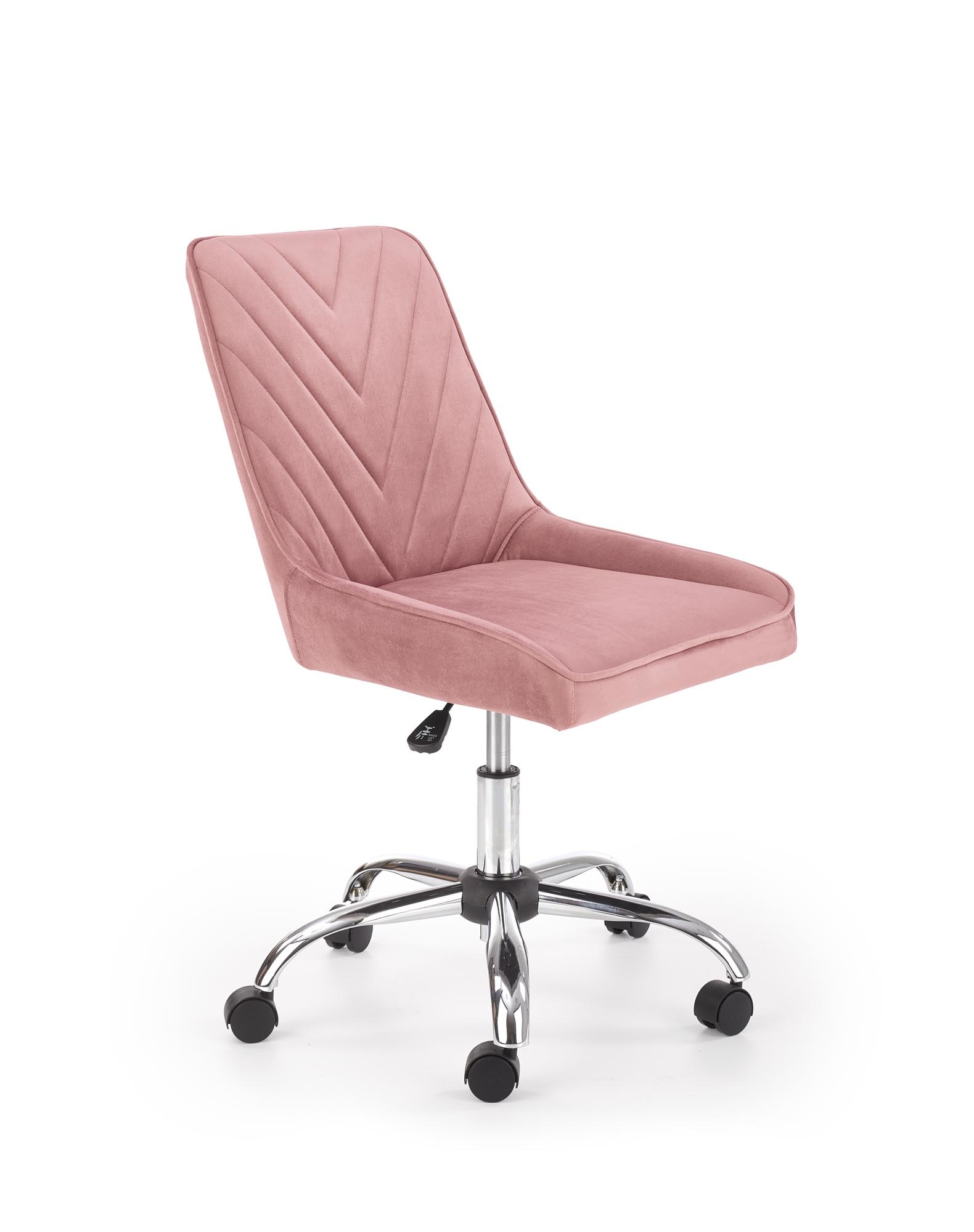 RICO - kinderbureaustoel - fluwelen stof - 79-89x55x75 cm