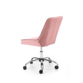 RICO - kinderbureaustoel - fluwelen stof - 79-89x55x75 cm