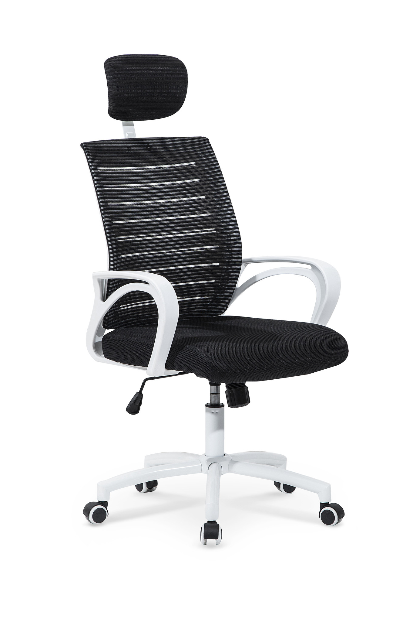 SOCKET - bureaustoel - membraanstof - 61x110-118x68 cm - zwart