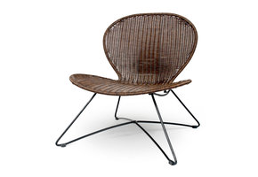 TROY- tuinstoel - synthetisch rotan - 74x71x80 cm