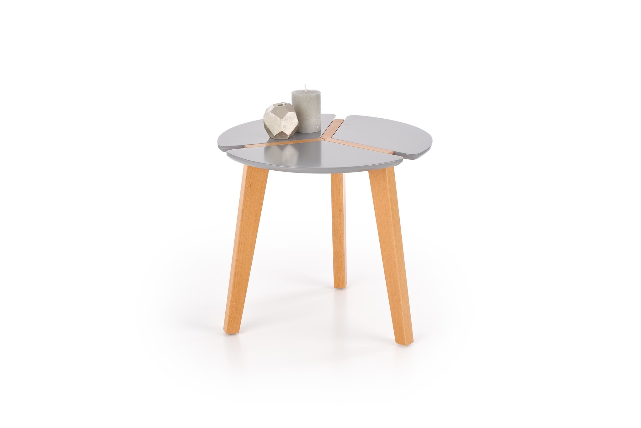 ZETA - salontafel - gelakt MDF - 50x45x50cm - rond
