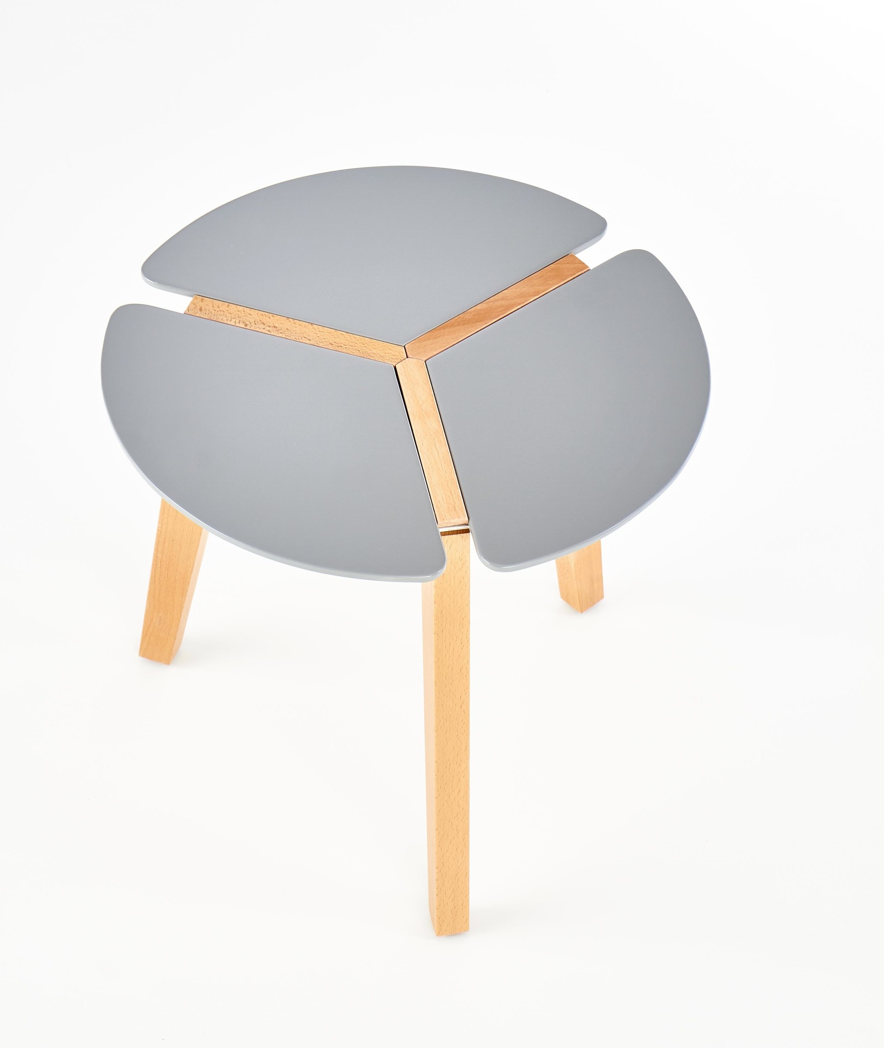 ZETA - salontafel - gelakt MDF - 50x45x50cm - rond
