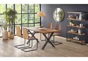 XAVIER - eettafel - uitschuifbaar - natuurlijk fineer