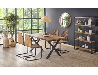 XAVIER - eettafel - uitschuifbaar - natuurlijk fineer