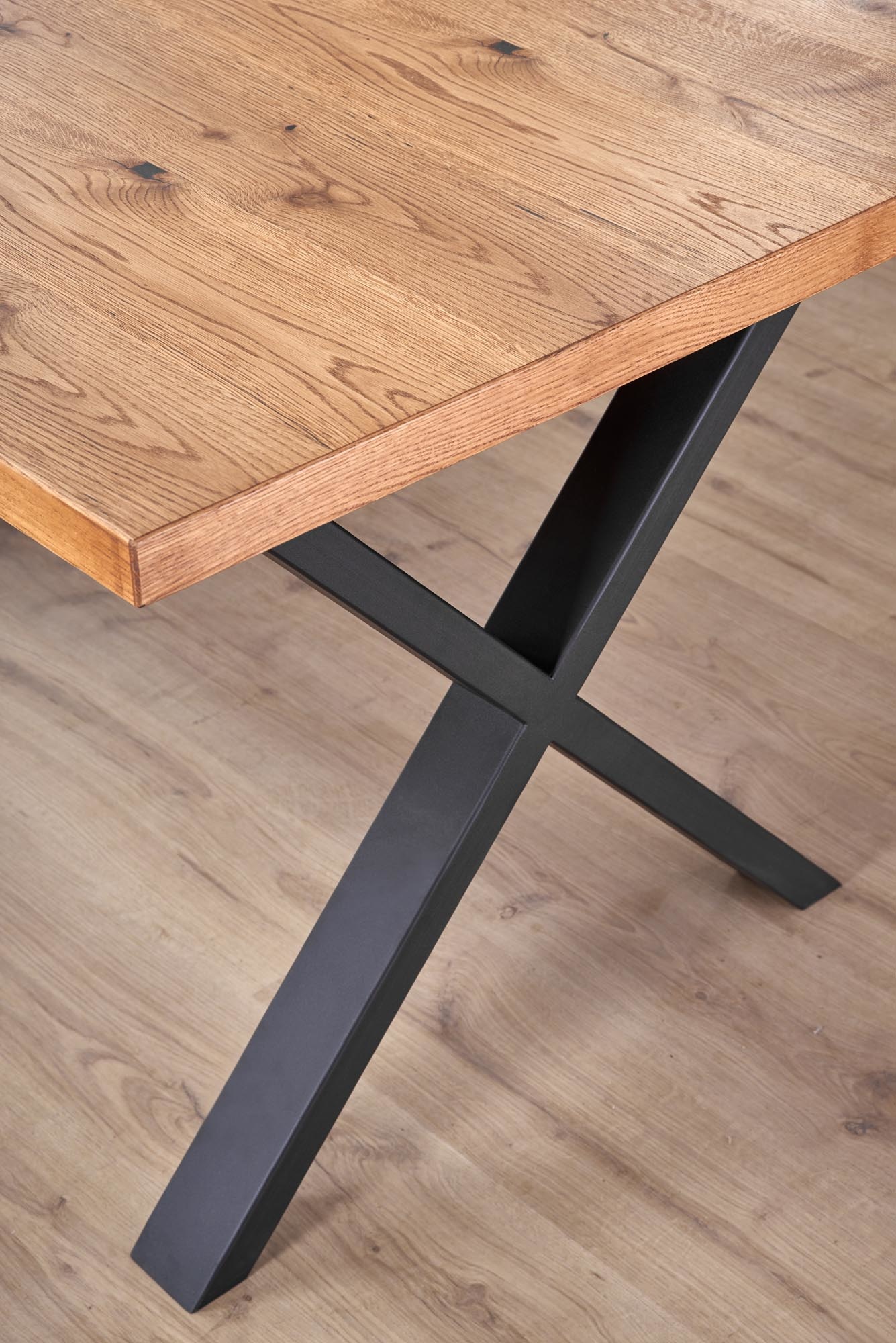 XAVIER - eettafel - uitschuifbaar - natuurlijk fineer