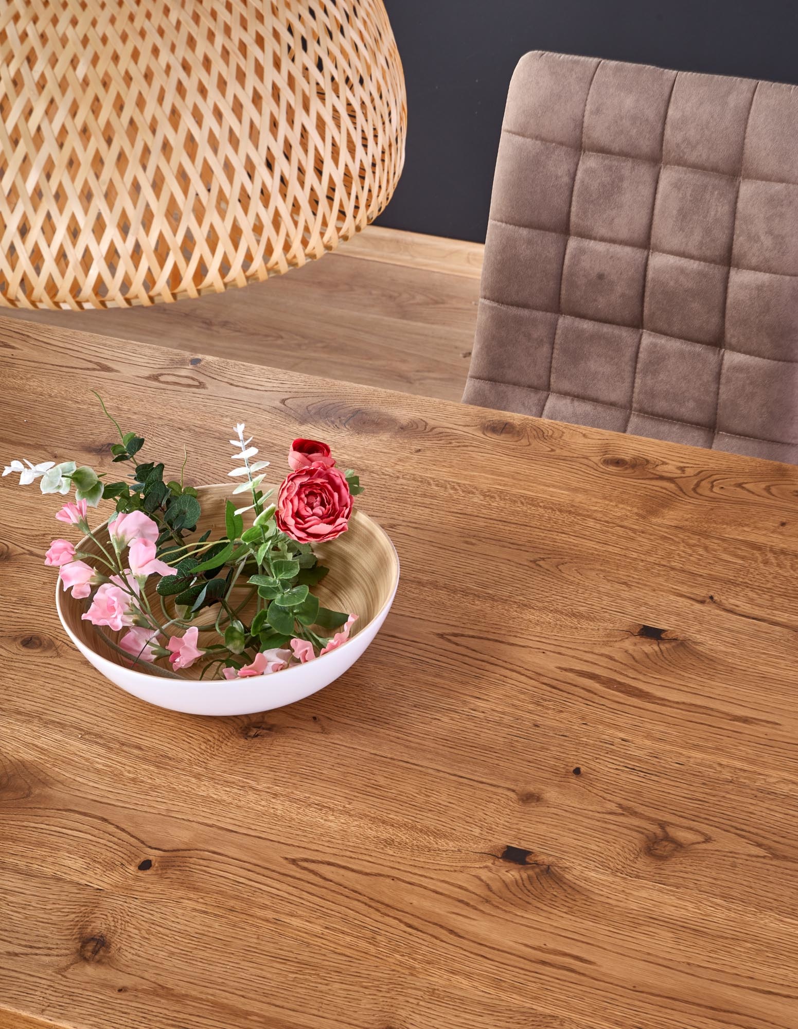 XAVIER - eettafel - uitschuifbaar - natuurlijk fineer