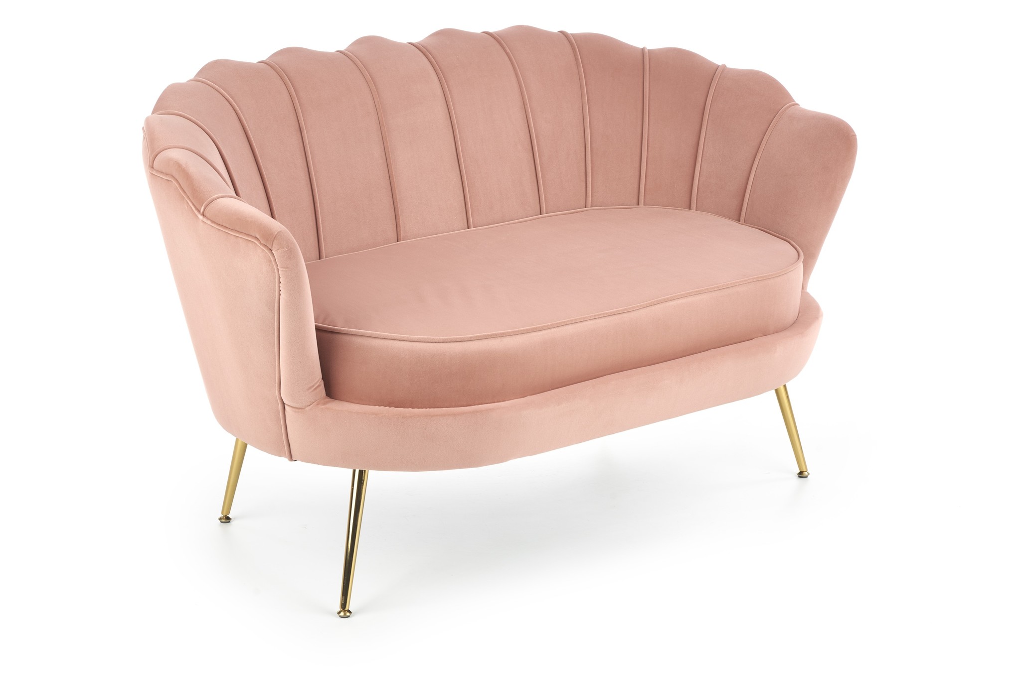 AMORINITO - fauteuil - 2 persoon - stof - lichtroze