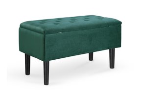 CLEO - halbank -  opbergruimte - 80x44x40 cm - donkergroen