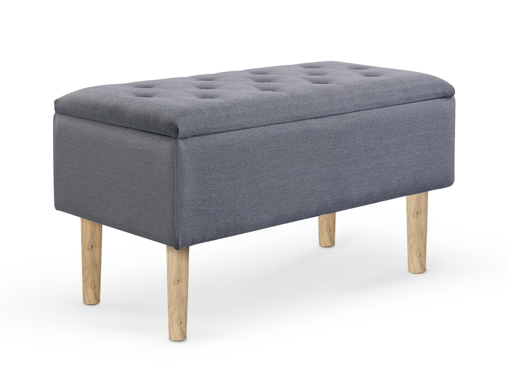 CLEO - halbank - opbergruimte - 80x44x40 cm - grijs