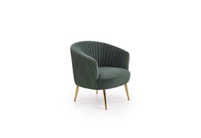 CROWN - fauteuil - stof - 78x80x72 cm - groen