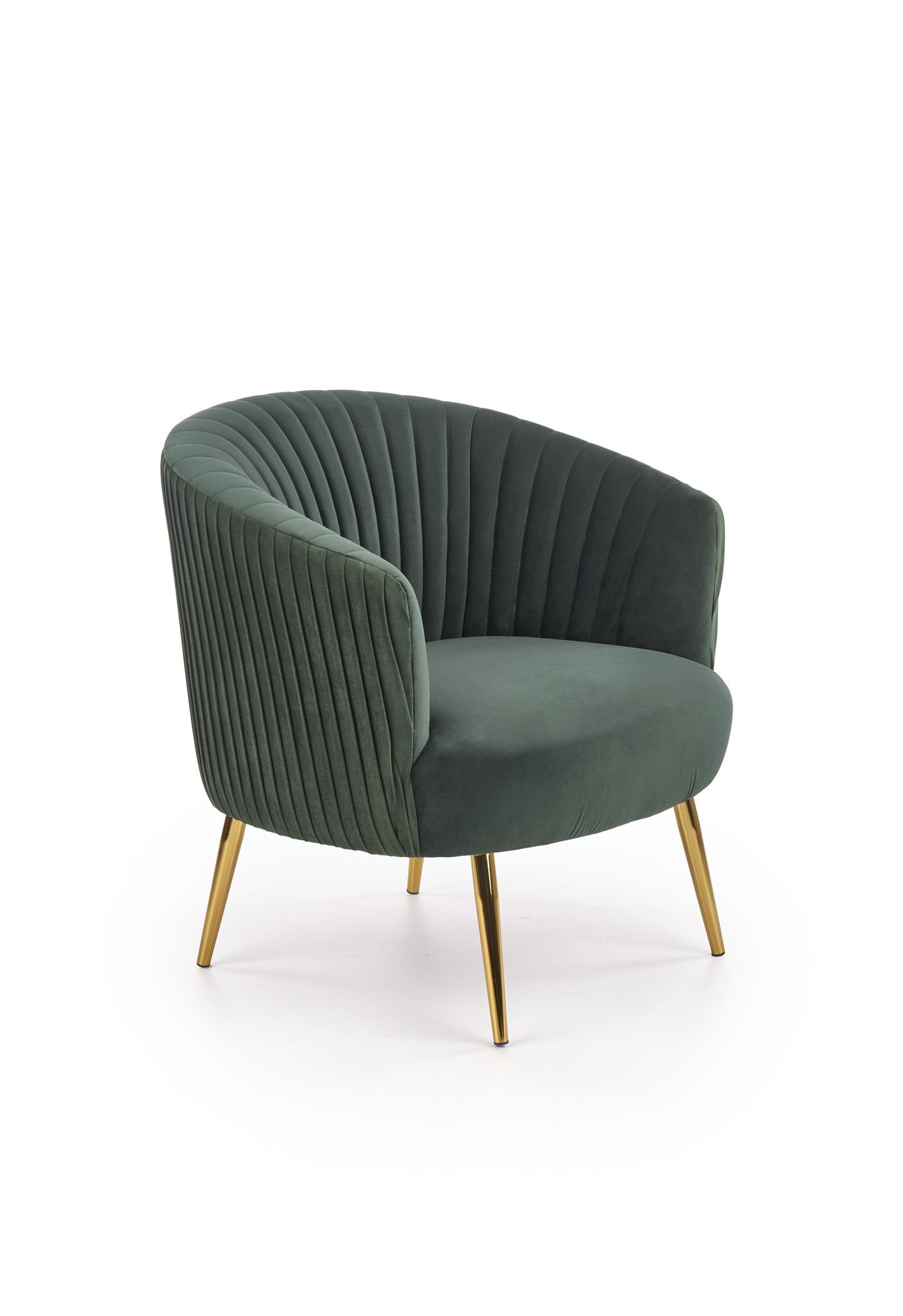 CROWN - fauteuil - stof - 78x80x72 cm - groen