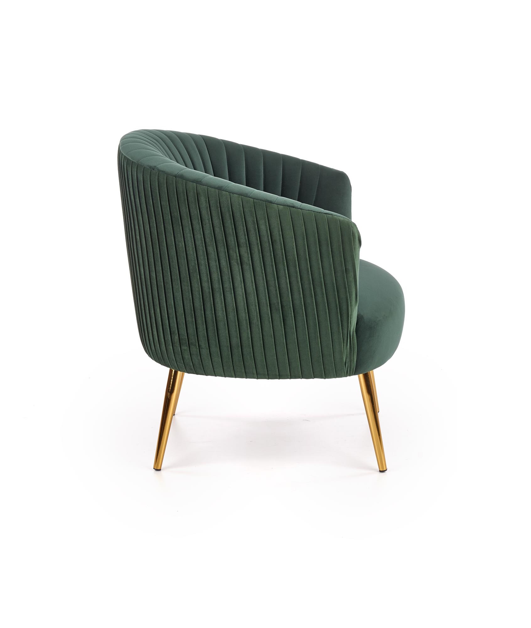 CROWN - fauteuil - stof - 78x80x72 cm - groen