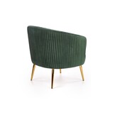 CROWN - fauteuil - stof - 78x80x72 cm - groen