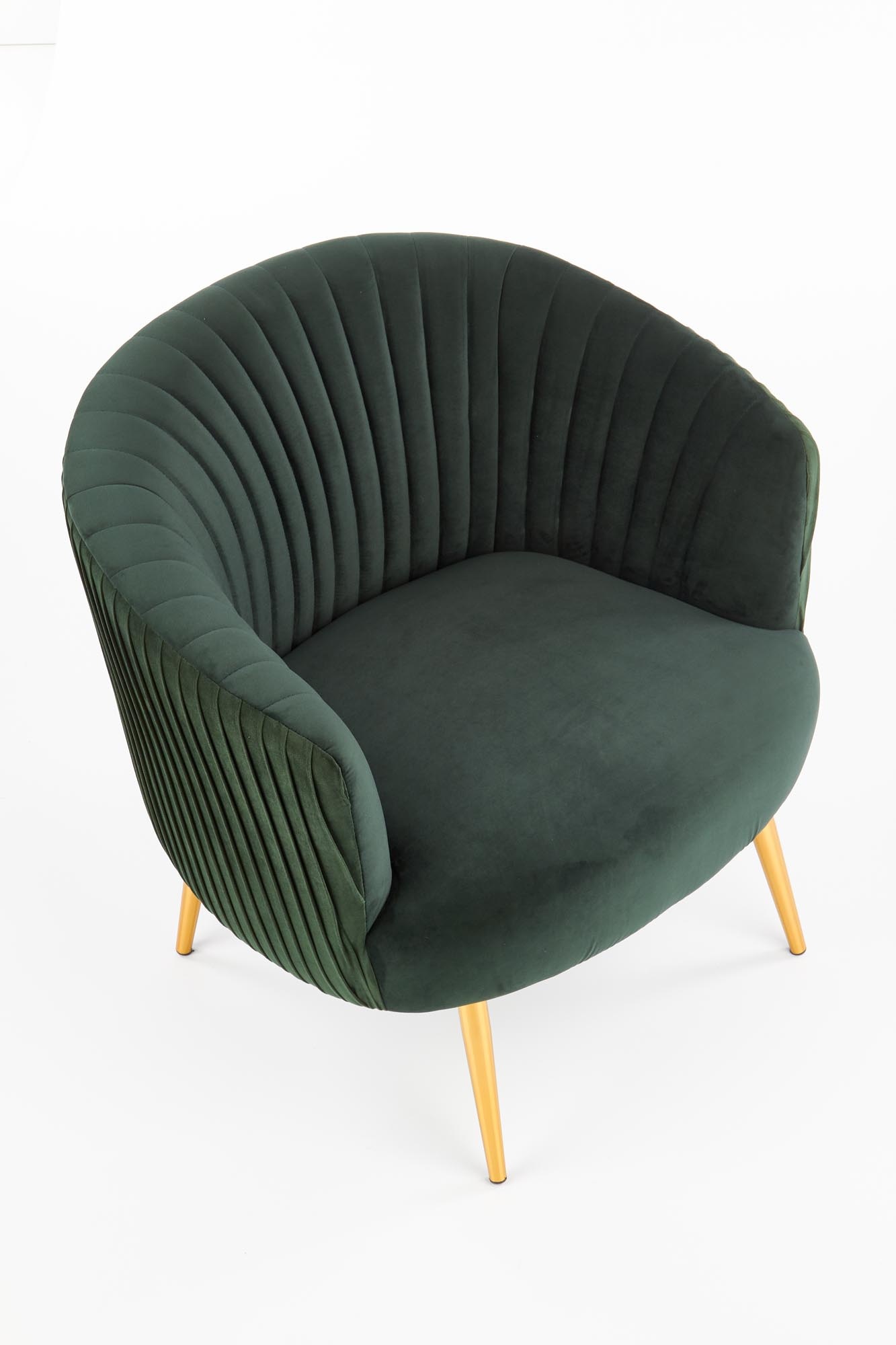 CROWN - fauteuil - stof - 78x80x72 cm - groen
