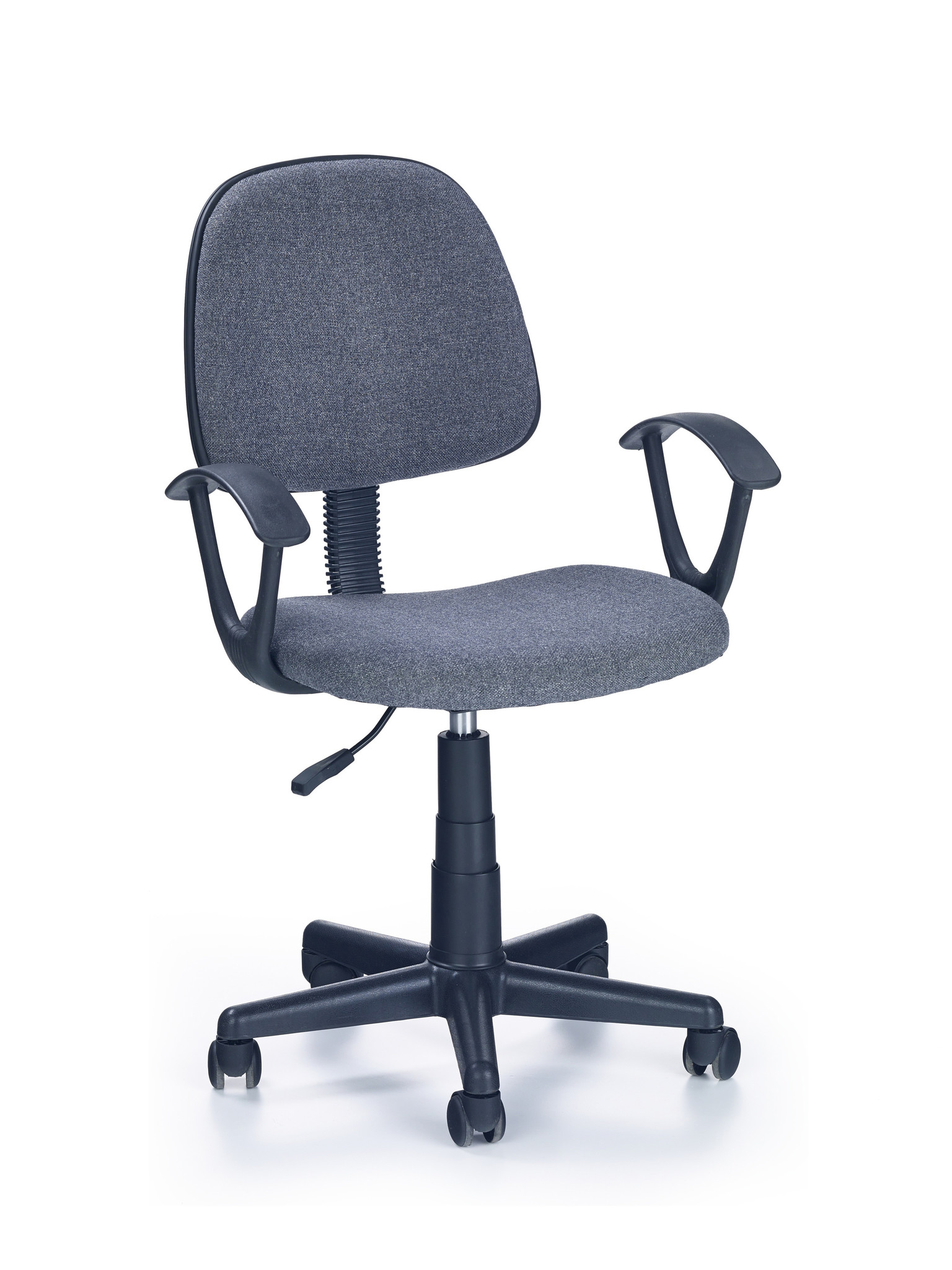 DARIAN BIS - kinderbureaustoel - stof - 56x84-95x53 cm - grijs