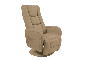 OSLO - relaxfauteuil - uitklapbaar - 68x85-106x135-85 cm - beige