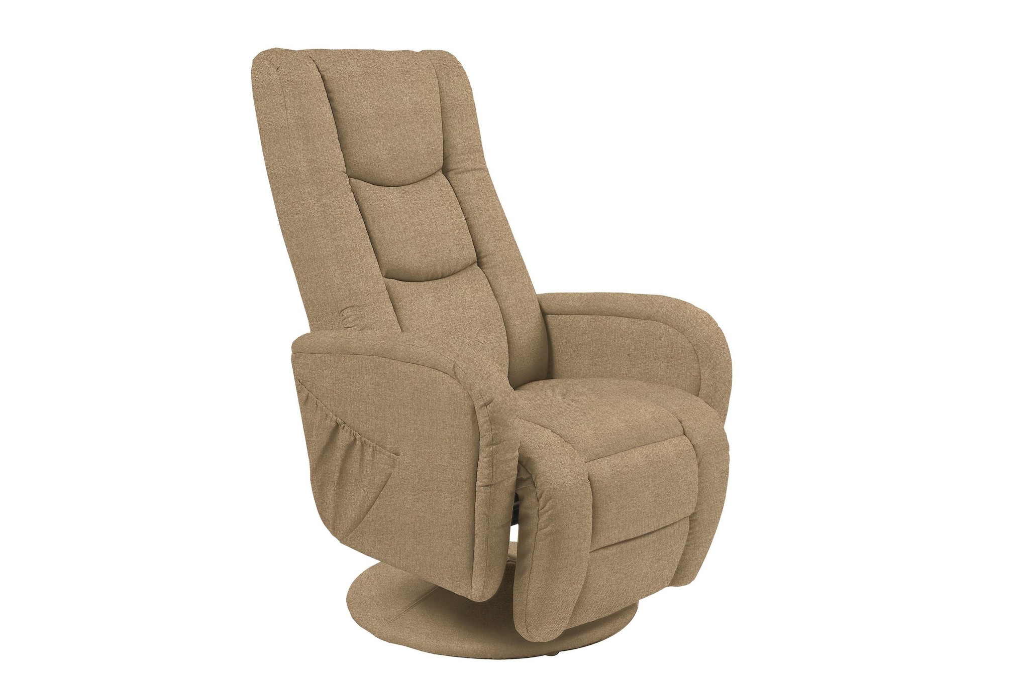 OSLO - relaxfauteuil - uitklapbaar - 68x85-106x135-85 cm - beige