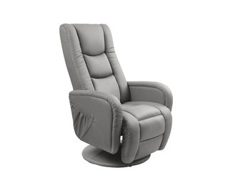 PULSAR - relaxfauteuil - uitklapbaar - 68x8 -106x135-85 cm - grijs