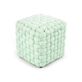 RUBIK - poef - stof - modern - 35x35x35 cm - lichtgroen