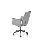 TIROL - bureaustoel - fluwelen stof - grijs - 65x90-100x63 cm