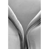 TIROL - bureaustoel - fluwelen stof - grijs - 65x90-100x63 cm