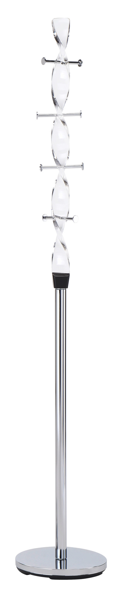 Kapstok - staande kapstok - acryl/chroom - Ø30x180 cm