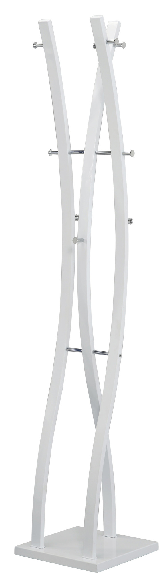 Kapstok - staande kapstok - wit - Ø35x179 cm