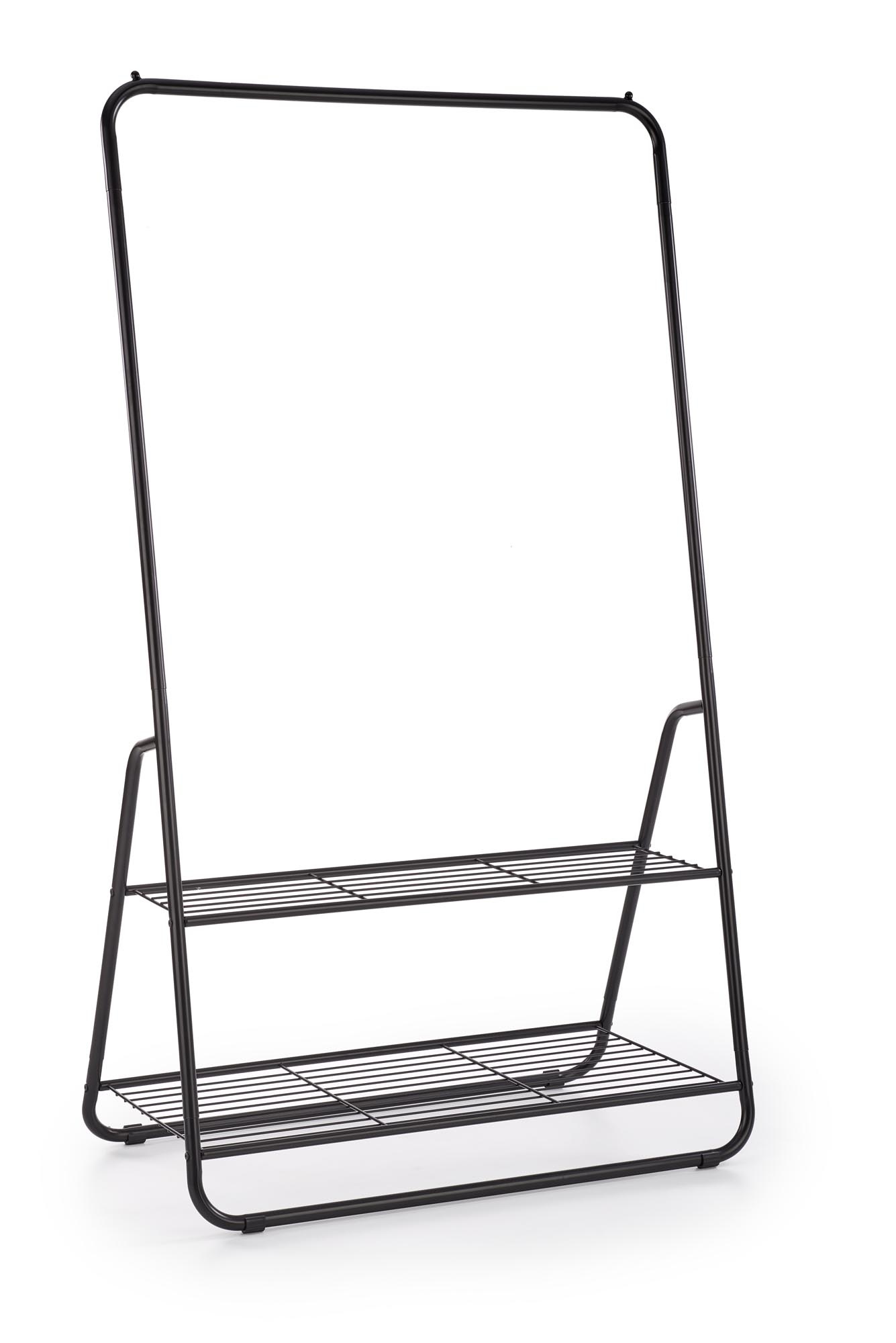 Kledingrek - zwart - 93x166x57 cm