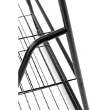 Kledingrek - zwart - 93x166x57 cm