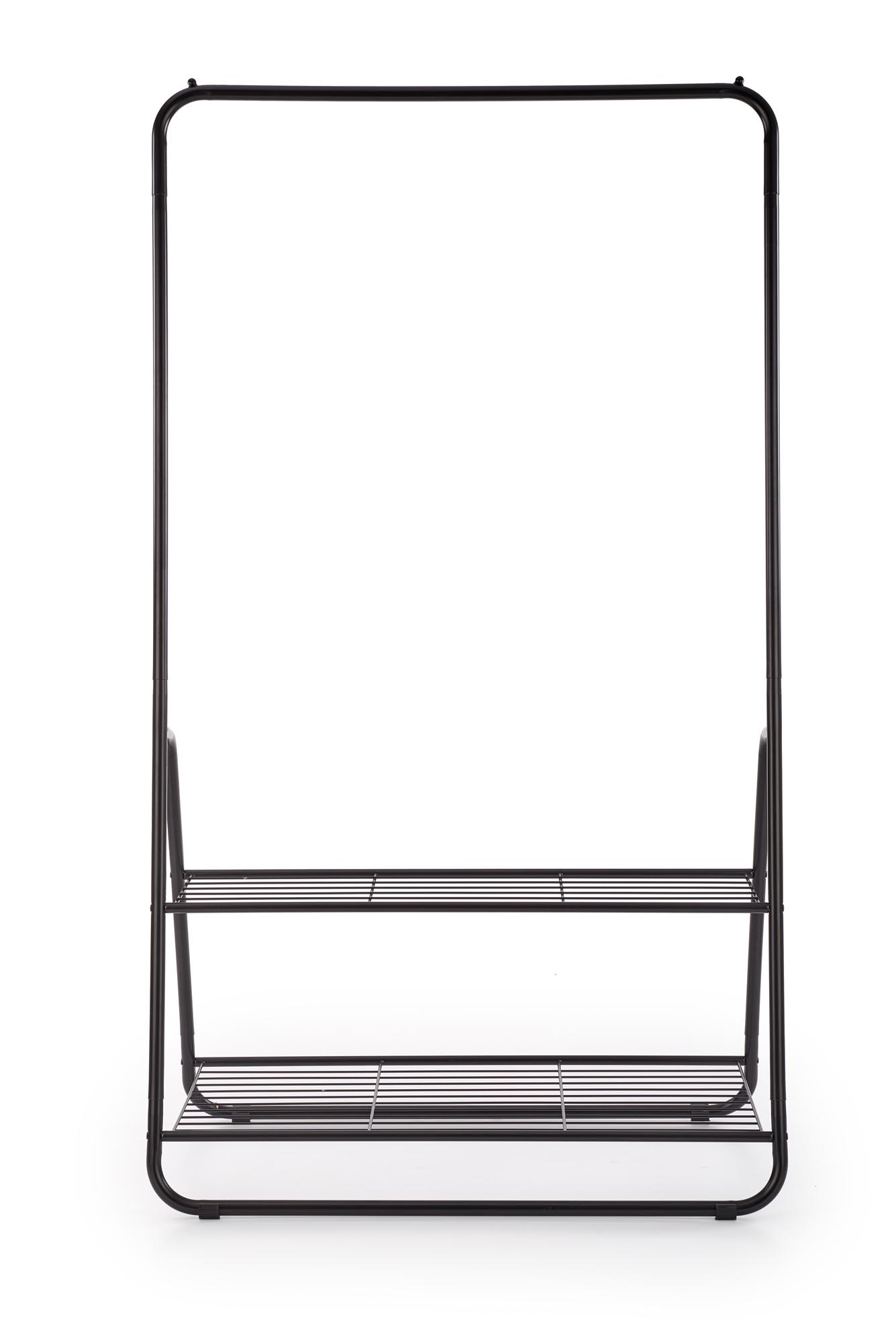 Kledingrek - zwart - 93x166x57 cm