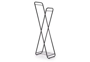 Kledingrek - zwart - 40x177x80 cm