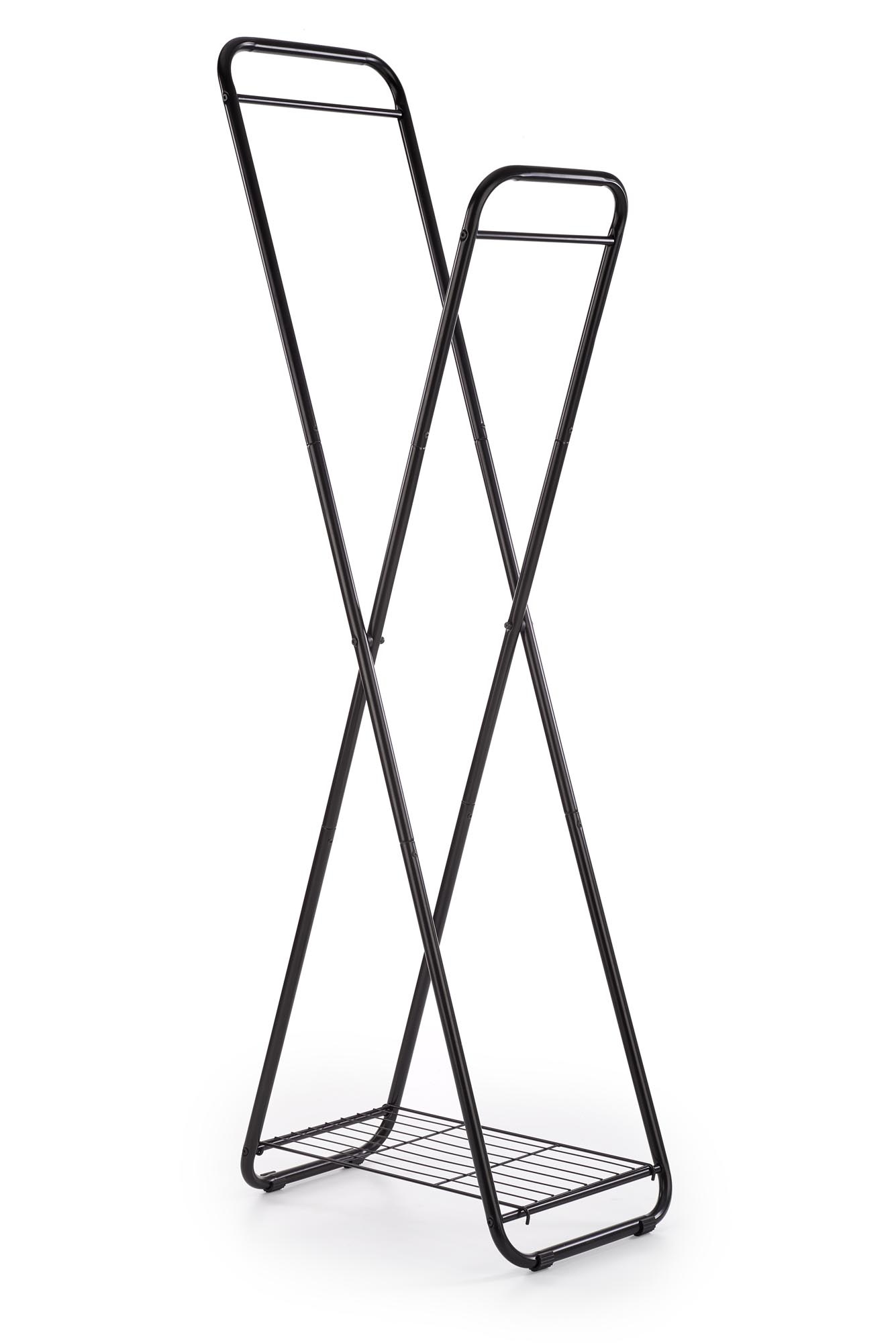 Kledingrek - zwart - 40x177x80 cm