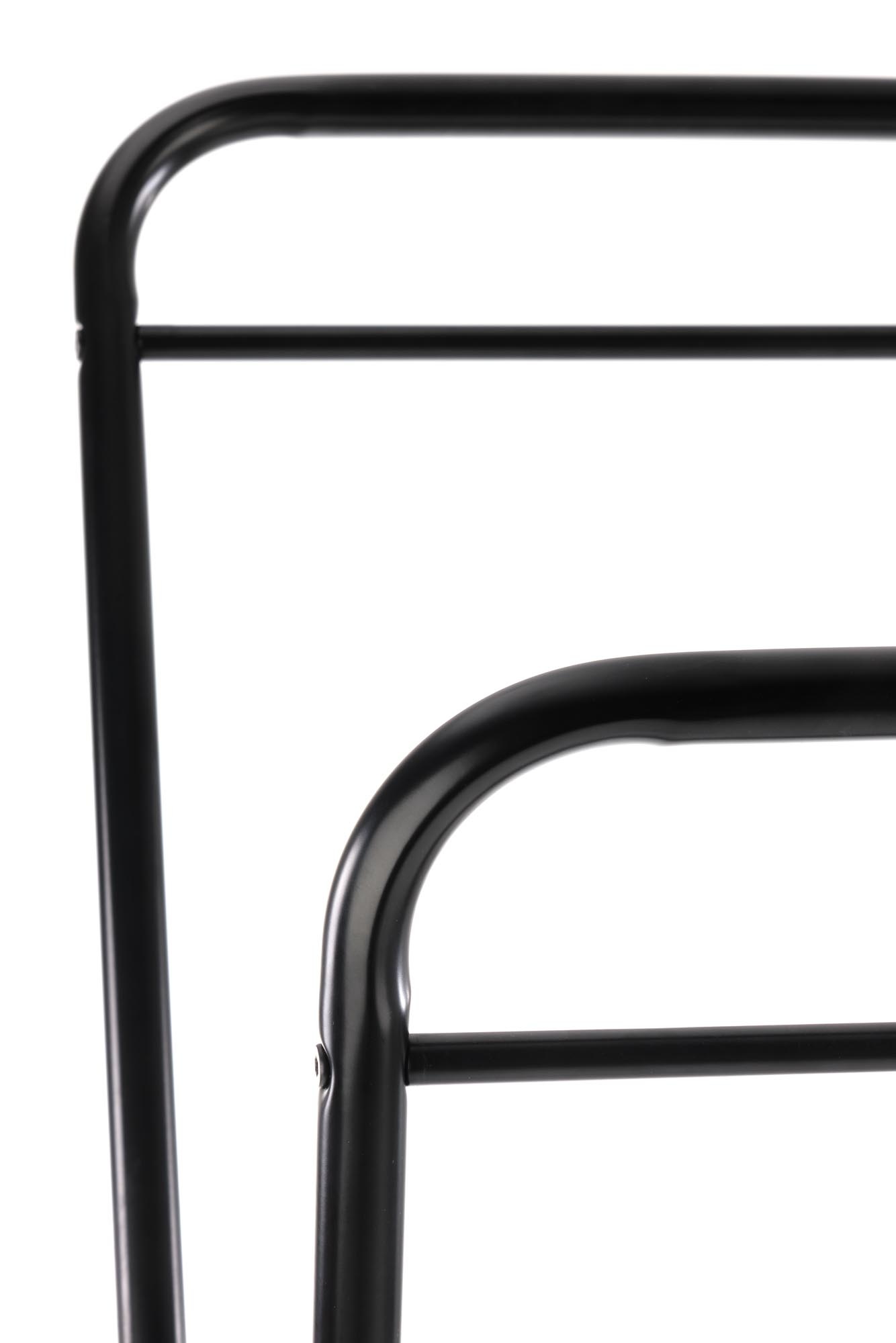 Kledingrek - zwart - 40x177x80 cm