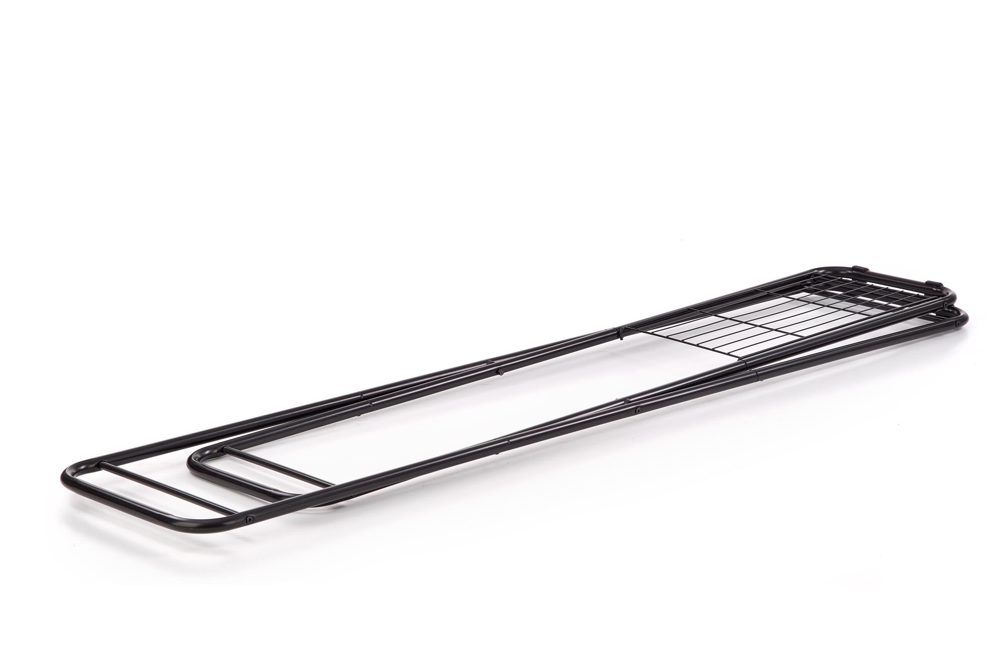 Kledingrek - zwart - 40x177x80 cm