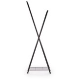 Kledingrek - zwart - 40x177x80 cm