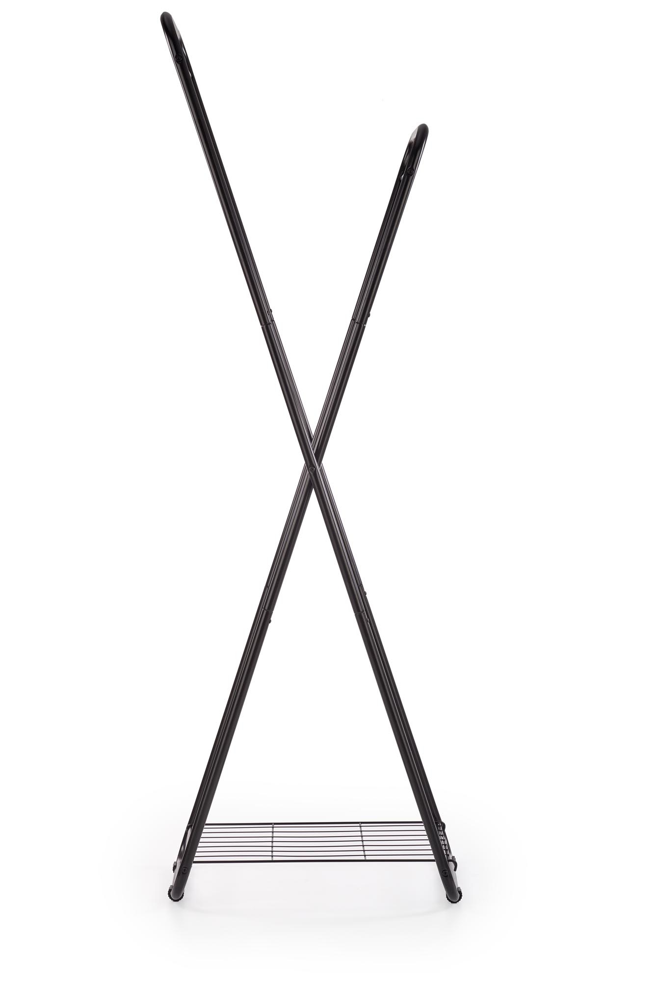 Kledingrek - zwart - 40x177x80 cm