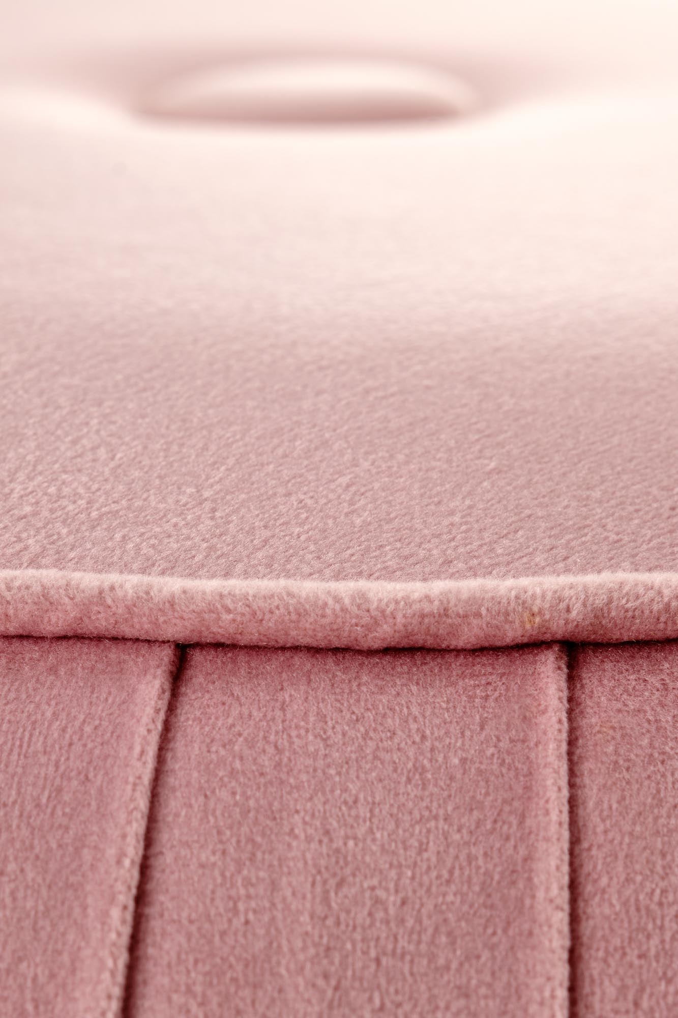 ALADIN - poef - glamour - fluwelen stof - 43x44x43 cm - roze