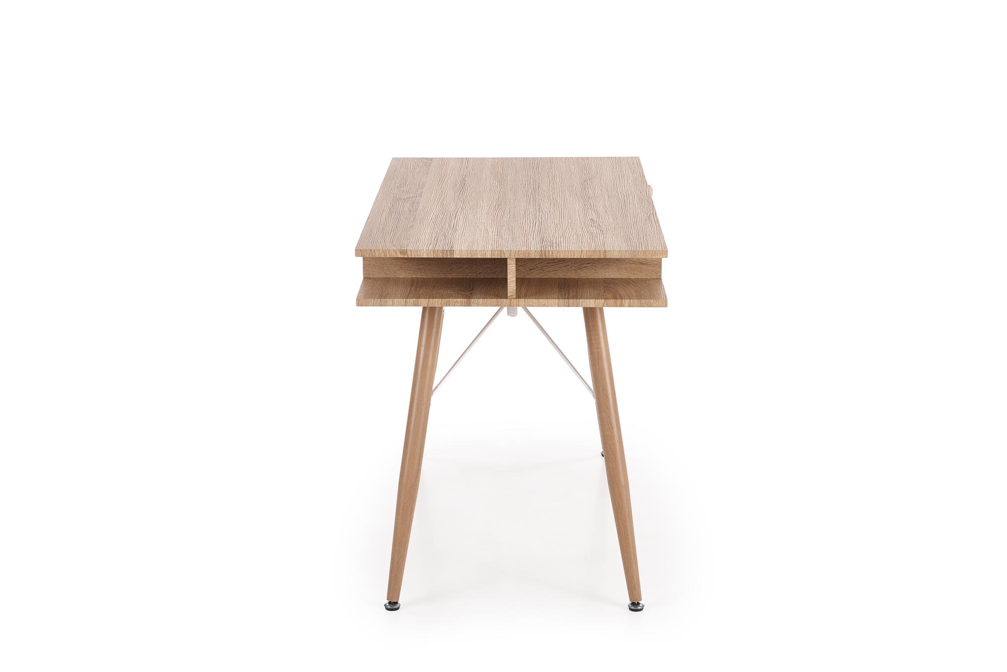 Bureau - met lade - hout - 120x75x60 cm - wit