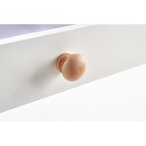 Bureau - met lade - hout - 120x75x60 cm - wit