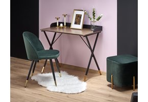 Bureau - klassiek - modern - 90x76x50 cm - zwart walnoot